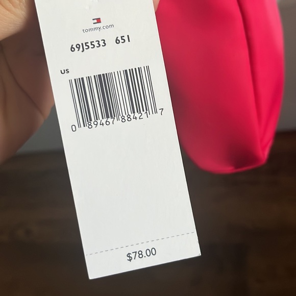NEW WITH TAGS. Tommy Hilfiger crossbody bag, pink - Picture 8 of 12